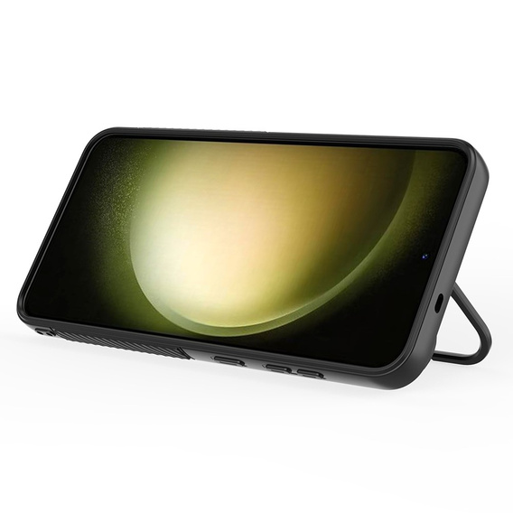 Чохол для Samsung Galaxy S25+ Plus, Ripple Kickstand, для MagSafe, чорний