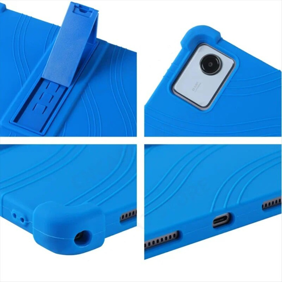 Силиконовый чехол для DOOGEE T30 Pro, Impact, бронированный, синий