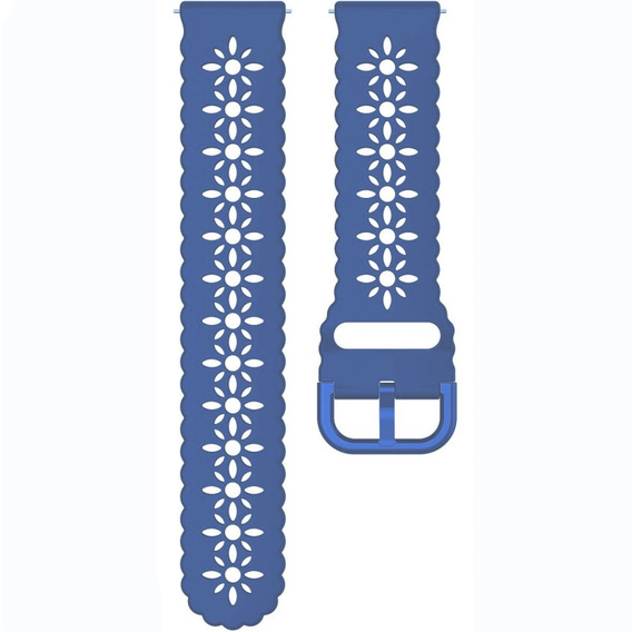 Силиконовый ремешок 22mm Soft Hollowed-out, Blue