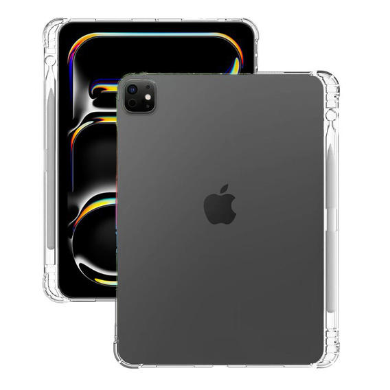 Чохол для iPad Pro 11" 2024 (5 gen.), силіконовий, прозорий