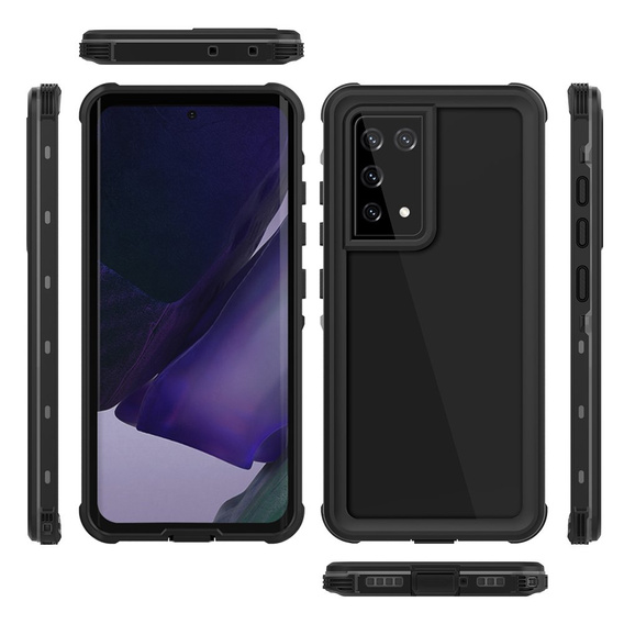 Водонепроницаемый чехол IP68 для Samsung Galaxy S21 Ultra, Redpepper, чёрный