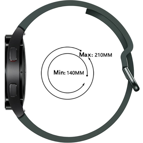 Силіконовий ремінець для Galaxy Watch 4 / 5, Green