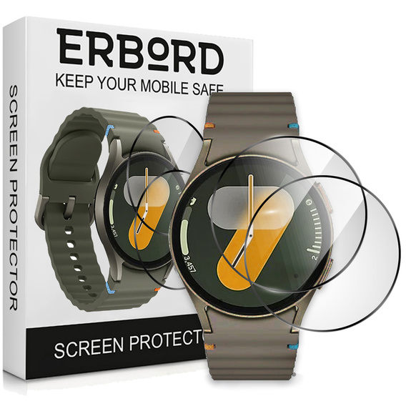 2x Гибридное стекло ERBORD для Samsung Galaxy Watch 7 40mm