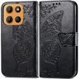 Чохол-книжка для Motorola Moto G15 / Motorola Moto G15 Power, Butterfly, чорний