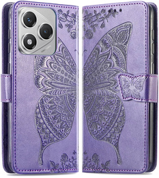 Откидной чехол для Honor 400 Lite, Butterfly, фиолетовый