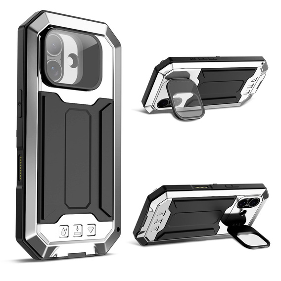 Бронированный чехол R-JUST с защитой экрана и подставкой для iPhone 17