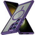 Чохол для Samsung Galaxy S23 Ultra, ERBORD Impact Guard, MagSafe, темно-фіолетовий