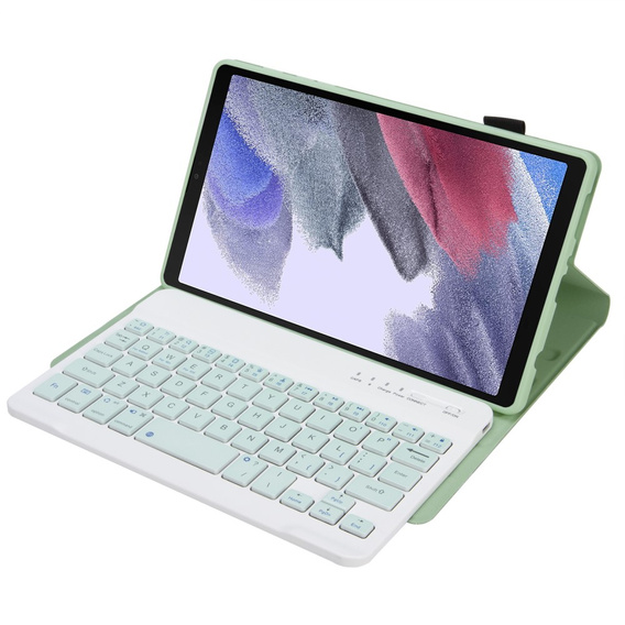 Чохол + клавіатура Samsung Galaxy Tab A7 Lite 8.7 T220 / 225, світло-зелений