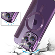Чохол-книжка для iPhone 14 Pro Max, RFID Wallet MagSafe CamShield, фіолетовий