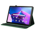 Чехол для Lenovo Tab M10 Plus 10.6 Gen 3 TB-125F TB-128F, Butterfly, зелёный