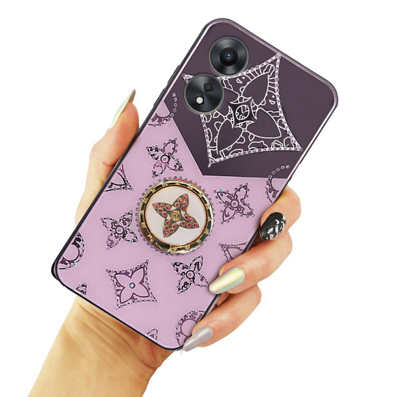 Чехол Fashion до Oppo A78 5G, фиолетовый