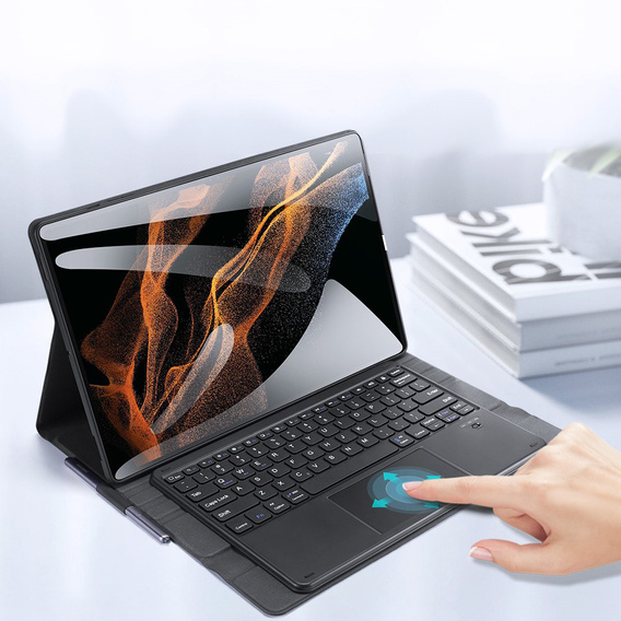 Чехол + клавиатура Samsung Galaxy Tab S8 Ultra, Dux Ducis Magnetic, чёрный