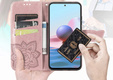 Откидной чехол для Oppo A40 / Oppo A40m, Butterfly, розовый rose gold