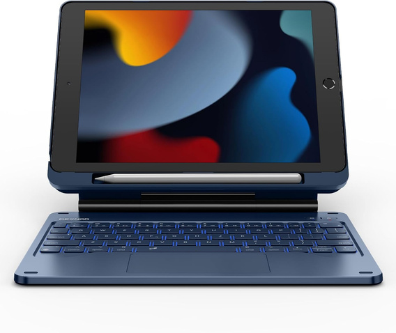 Чехол-клавиатура для iPad 7/8/9 10.2, Dexnor Magnetic Keyboard Touchpad, чёрный