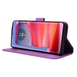 Чохол-книжка для Motorola Edge 50 Pro, Wallet Smart Magnet, фіолетовий