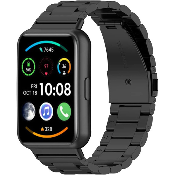 Браслет Stainless для Huawei Watch Fit 2, Black