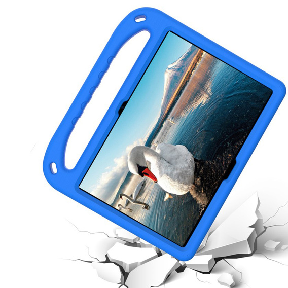 Детский чехол для Lenovo Tab M10 X505 / X605 / Lenovo Tab P10 X705F 10.1, детский чехол с ручкой, синий