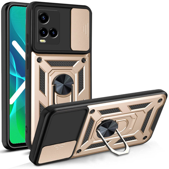Чохол NOX Camera Slide Vivo Y21/Y21s/Y33s, CamShield Slide, золото