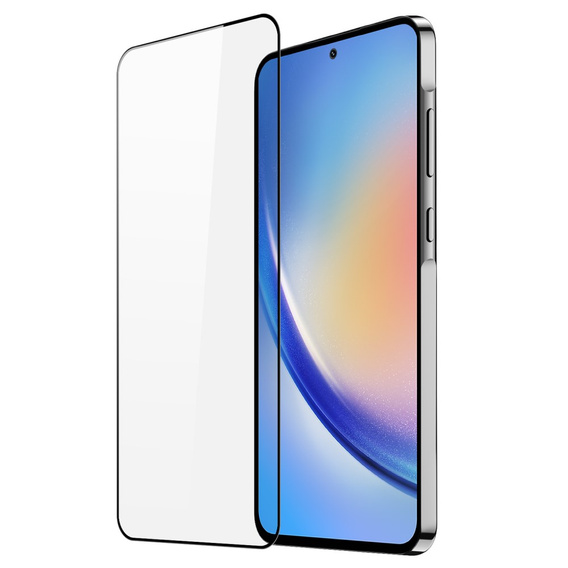 Закаленное стекло для Samsung Galaxy A35 5G, Dux Ducis на весь экран, чёрный