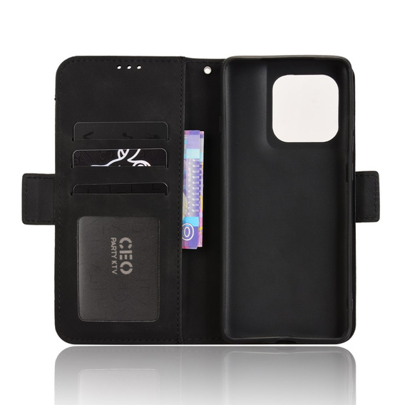 Откидной чехол для Motorola Edge 60 / 60 Fusion, Card Slot, чёрный