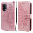 Откидной чехол для Oppo Reno5 Z / A94 / A95 5G, Mandala, розовый rose gold