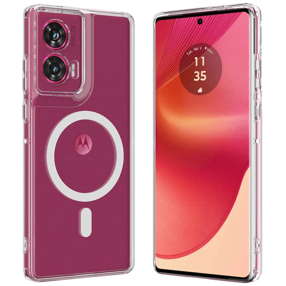 Чехол для Motorola Edge 50 Fusion, гибридный чехол Fusion Hybrid, для MagSafe, прозрачный