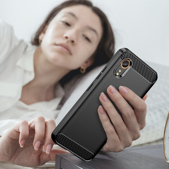Чoхол до Samsung Galaxy Xcover 7, Carbon, чорний
