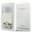 Чехол GUESS Liq. Glitter 4 Charms для iPhone 17 Pro