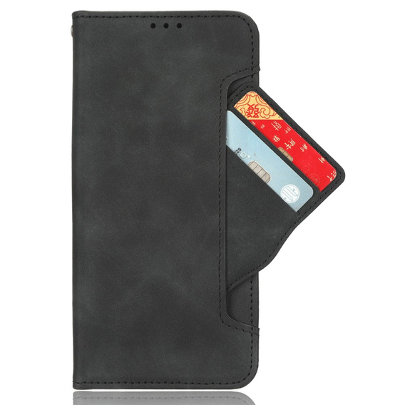 Футляр з клапаном для Vivo Y19s, Card Slot, чорний