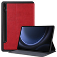 Чохол для Samsung Galaxy Tab S9 FE+ Plus, Smartcase з місцем для стилуса, червоний