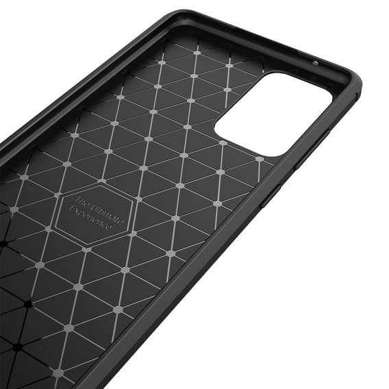 Чoхол до Samsung Galaxy A72 5G / A72 LTE, Carbon, чорний