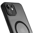 Чехол MagSafe для iPhone 12 / 12 Pro, Hybrid Matte Lens Pro, черный