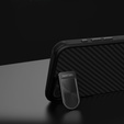 Чохол для iPhone 16e, броньований Nillkin, Carboprof Case, для Magsafe, чорний