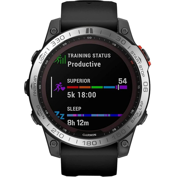 Накладка на безель для Garmin Fenix 7X, Silver