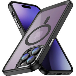 Чохол для iPhone 15 Pro, ERBORD Impact Guard, MagSafe, чорний