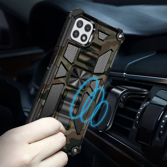 Чoхол до Samsung Galaxy A22 5G, Armor Kickstand, зелений