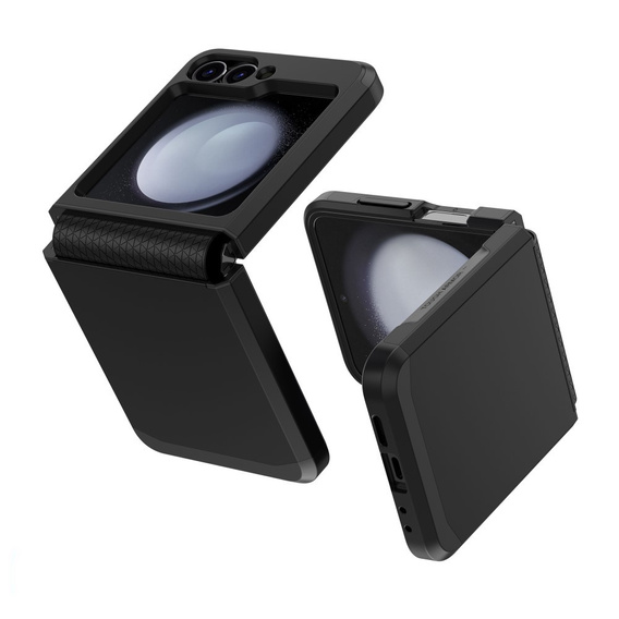Броньований чохол для Samsung Galaxy Z Flip7 FE / Z Flip6, Armor Shockproof, чорний