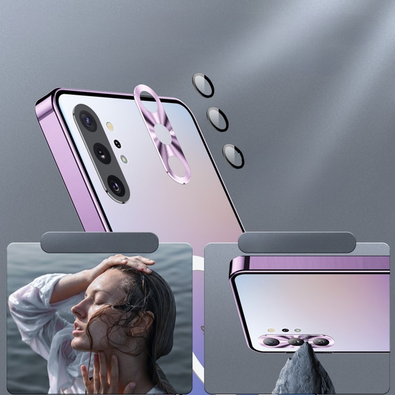 Защитный чехол для камеры Samsung Galaxy Note 10+ Plus, CamShield MagSafe, прозрачный / фиолетовый