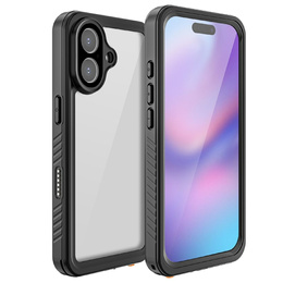 Чохол для iPhone 17, водонепроникний IP68 Redpepper, чорний