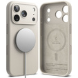 Чехол Ringke для iPhone 17 Pro Max, силиконовый магнитный MagSafe, камень