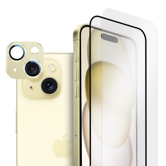 2х гартоване скло ERBORD для камери, щоб iPhone 15