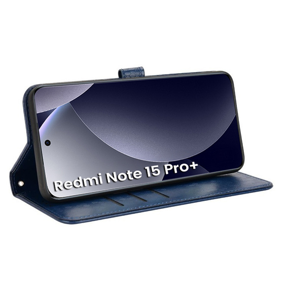 Чехол с клапаном Wallet Rhombus для Xiaomi Redmi Note 15 Pro Plus 5G