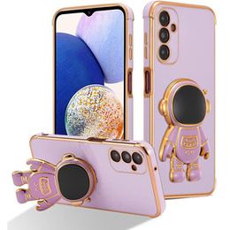 Чехол до Samsung Galaxy M55 5G, Astronaut, фиолетовый