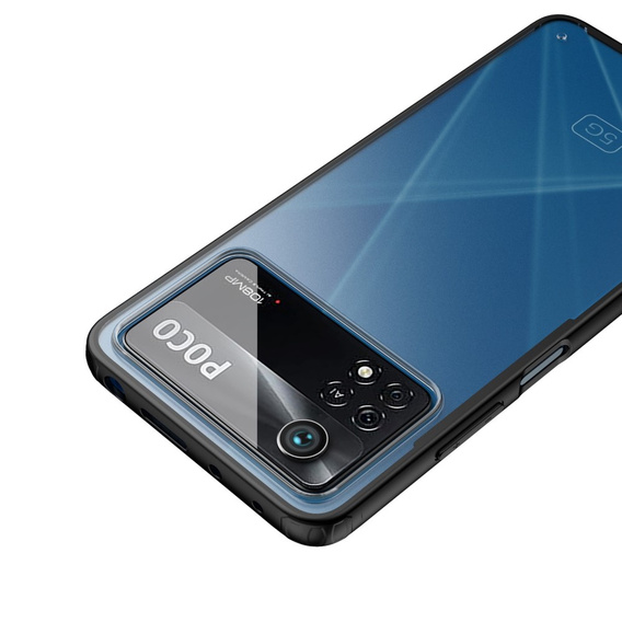Гибридный матовый чехол AntiDrop для Xiaomi Poco X4 Pro 5G, Black