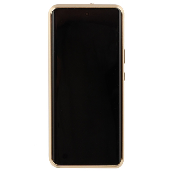 Чехол для Realme 11 Pro 5G / Pro+ 5G, Frame Case, золотой