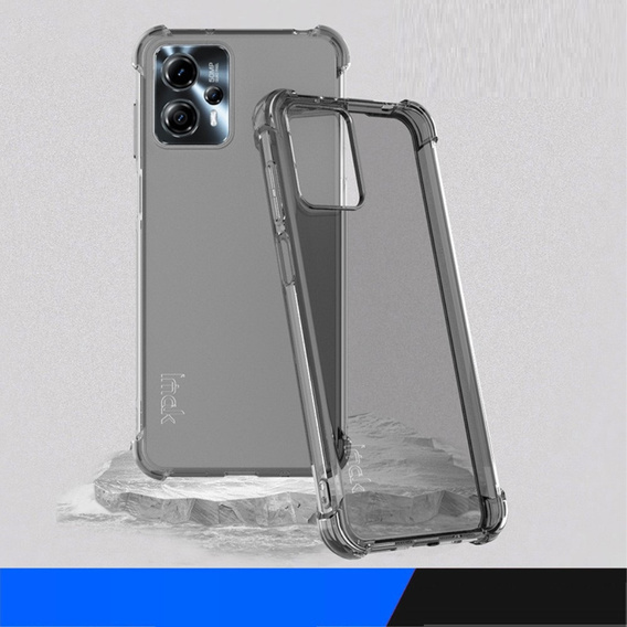 Чехол IMAK до Motorola Moto G13 4G / G23 4G, Dropproof, прозрачный / черный