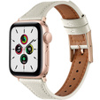 Кожаный ремешок для часов 1/2/3/4/5/6/7/8/SE/ULTRA 42/44/45/49mm, Beige