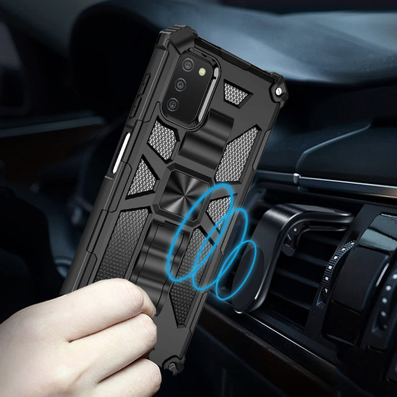 Чехол до Samsung Galaxy A03s, Armor Kickstand, чёрный