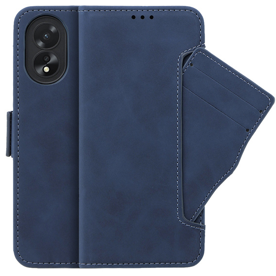 Футляр з клапаном для Oppo A38 4G / Oppo A18 4G, Card Slot, м'яти