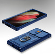 Чохол NOX Camera Slide Samsung Galaxy S23 Ultra, CamShield Slide, синій